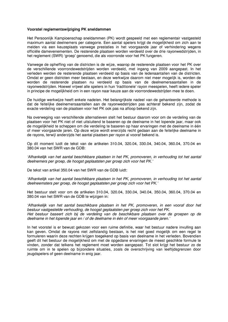 bijlage 08 voorstel reglementsaanpassing pk sneldammen.pdf (pagina 1)